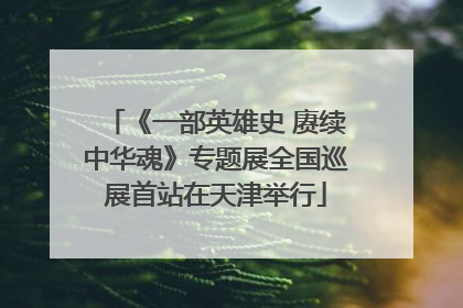 《一部英雄史 赓续中华魂》专题展全国巡展首站在天津举行