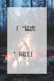 “猛虎”闹江