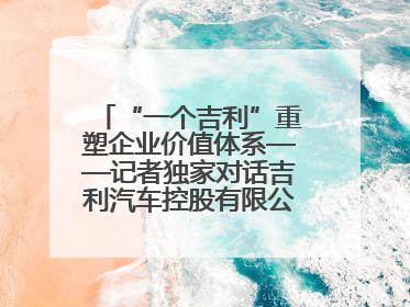 “一个吉利”重塑企业价值体系——记者独家对话吉利汽车控股有限公司行政总裁及执行董事桂生悦