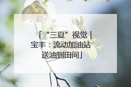 “三夏”视觉｜宝丰：流动加油站 送油到田间