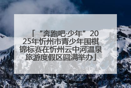 “奔跑吧·少年”2025年忻州市青少年围棋锦标赛在忻州云中河温泉旅游度假区圆满举办
