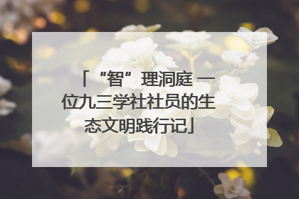 “智”理洞庭 一位九三学社社员的生态文明践行记