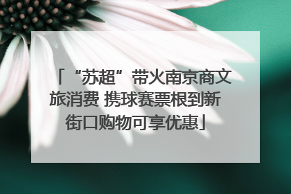 “苏超”带火南京商文旅消费 携球赛票根到新街口购物可享优惠