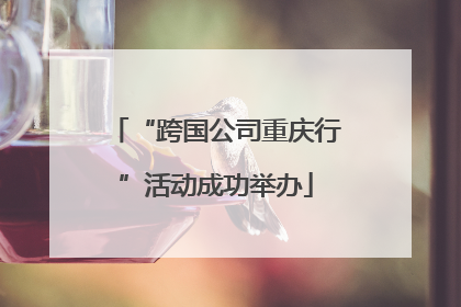 “跨国公司重庆行”活动成功举办