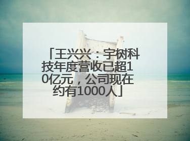 王兴兴：宇树科技年度营收已超10亿元，公司现在约有1000人
