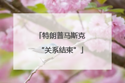 特朗普马斯克“关系结束”