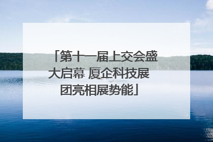 第十一届上交会盛大启幕 厦企科技展团亮相展势能