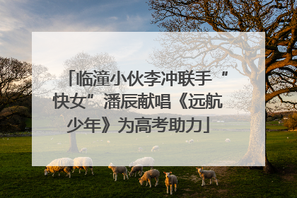 临潼小伙李冲联手“快女”潘辰献唱《远航少年》为高考助力