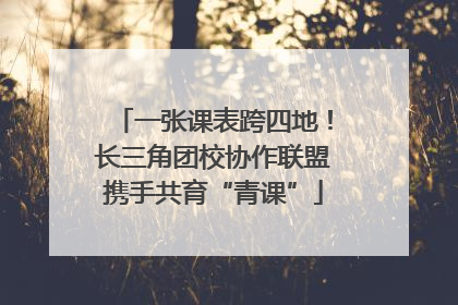 一张课表跨四地！长三角团校协作联盟携手共育“青课”