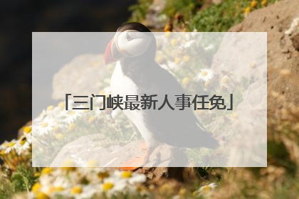 三门峡最新人事任免
