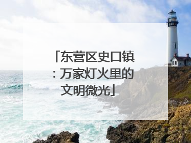 东营区史口镇：万家灯火里的文明微光