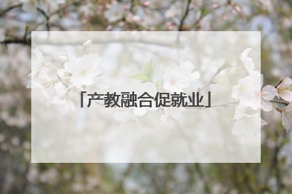 产教融合促就业