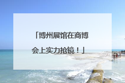 博州展馆在商博会上实力抢镜！