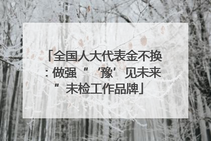 全国人大代表金不换：做强“‘豫’见未来”未检工作品牌