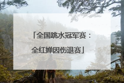 全国跳水冠军赛：全红婵因伤退赛