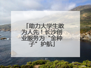 助力大学生敢为人先！长沙创业服务为“金种子”护航