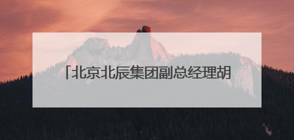 北京北辰集团副总经理胡浩获任石景山区副区长