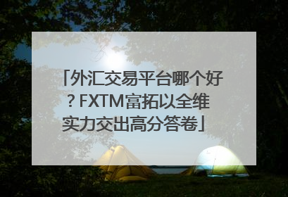 外汇交易平台哪个好？FXTM富拓以全维实力交出高分答卷