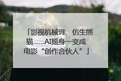 影视机械臂、仿生熊猫……AI摇身一变成电影“创作合伙人”