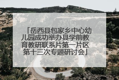 岳西县包家乡中心幼儿园成功举办县学前教育教研联系片第一片区第十三次专题研讨会