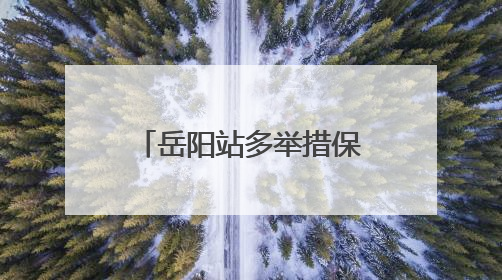 岳阳站多举措保障第三季度调图旅客出行安全有序