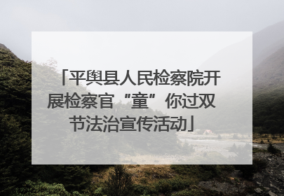 平舆县人民检察院开展检察官“童”你过双节法治宣传活动