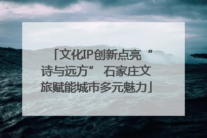 文化IP创新点亮“诗与远方” 石家庄文旅赋能城市多元魅力