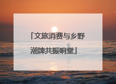 文旅消费与乡野潮牌共振响堂