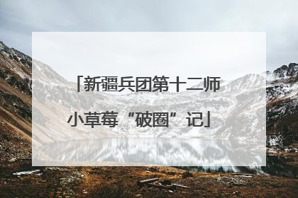 新疆兵团第十二师小草莓“破圈”记