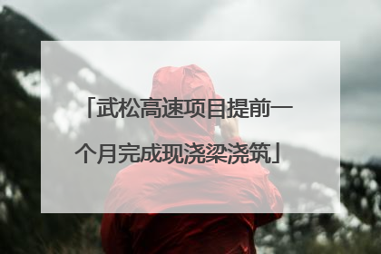 武松高速项目提前一个月完成现浇梁浇筑