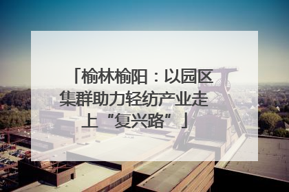 榆林榆阳：以园区集群助力轻纺产业走上“复兴路”