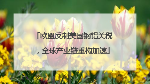 欧盟反制美国钢铝关税，全球产业链重构加速