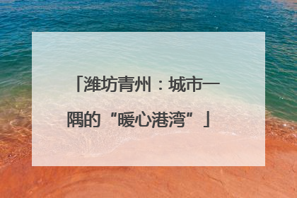 潍坊青州：城市一隅的“暖心港湾”