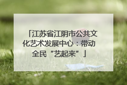 江苏省江阴市公共文化艺术发展中心：带动全民“艺起来”