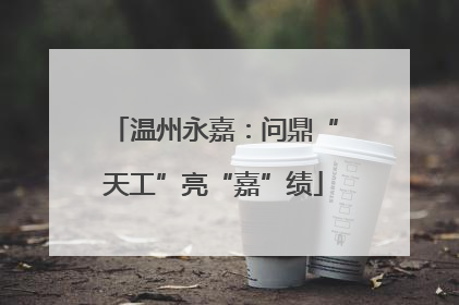 温州永嘉：问鼎“天工”亮“嘉”绩
