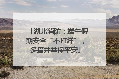 湖北消防：端午假期安全“不打烊”，多措并举保平安