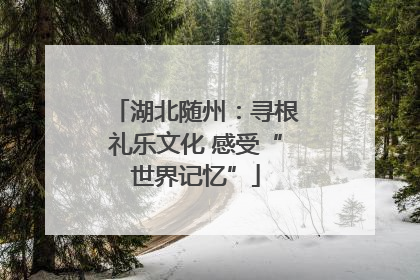 湖北随州：寻根礼乐文化 感受“世界记忆”