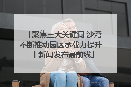 聚焦三大关键词 沙湾不断推动园区承载力提升丨新闻发布最前线