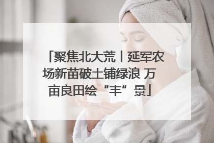 聚焦北大荒丨延军农场新苗破土铺绿浪 万亩良田绘“丰”景