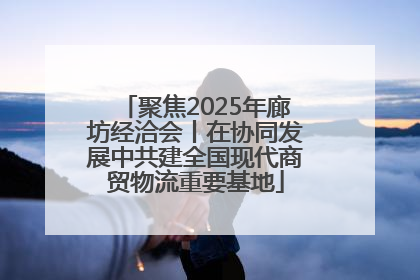 聚焦2025年廊坊经洽会丨在协同发展中共建全国现代商贸物流重要基地
