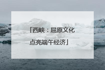 西峡：屈原文化点亮端午经济
