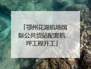 鄂州花湖机场国际公共货站配套机坪工程开工