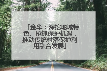 金华：深挖地域特色、抢抓保护机遇，推动传统村落保护利用融合发展