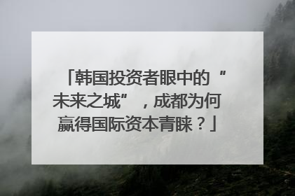 韩国投资者眼中的“未来之城”，成都为何赢得国际资本青睐？