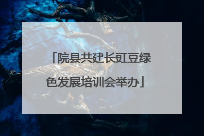 院县共建长豇豆绿色发展培训会举办