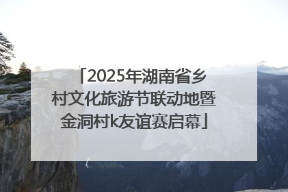 2025年湖南省乡村文化旅游节联动地暨金洞村k友谊赛启幕