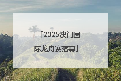 2025澳门国际龙舟赛落幕