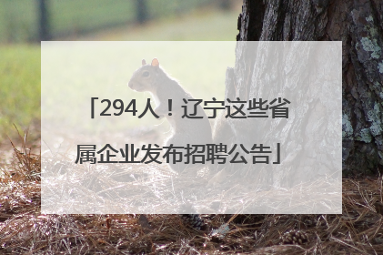 294人！辽宁这些省属企业发布招聘公告