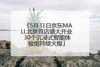 5月31日京东MALL北京首店盛大开业 30个沉浸式智能体验馆持续火爆