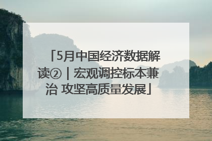 5月中国经济数据解读②｜宏观调控标本兼治 攻坚高质量发展